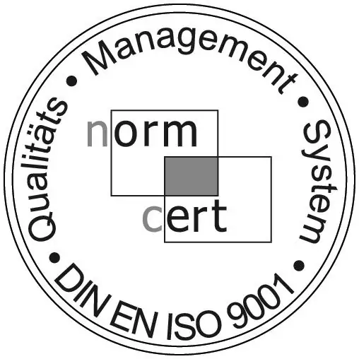 DIN EN ISO 9001 Qualitätsmanagementsystem Zertifikat norm cert – Cleanaro